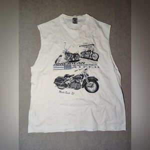 Vintage American Steel Myrtle Beach Biker Tank Top XL
